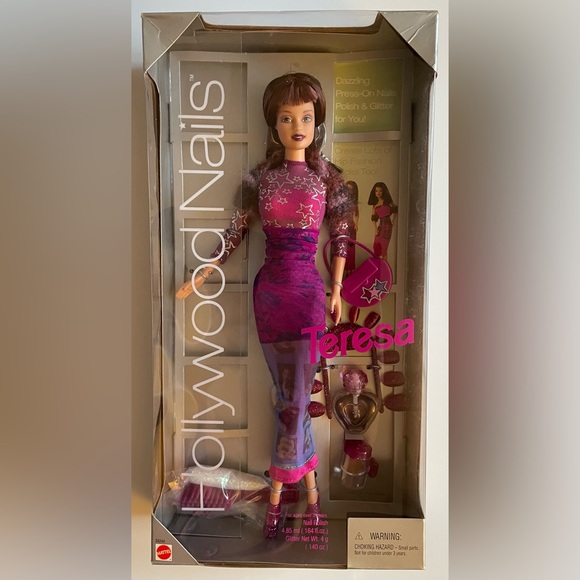 Vintage 1999 Hollywood Nails Teresa Barbie Doll Mattel Y2K - Picture 2 of 7